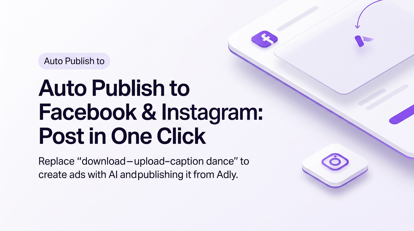 Auto Publish to Facebook & Instagram: Post in One Click