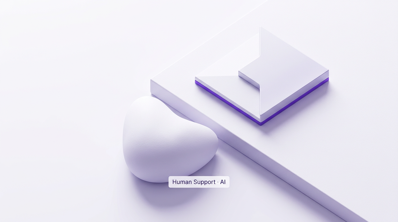 دعم بشري + سرعة الذكاء الاصطناعي: مساعدة خبيرة عندما تحتاجها