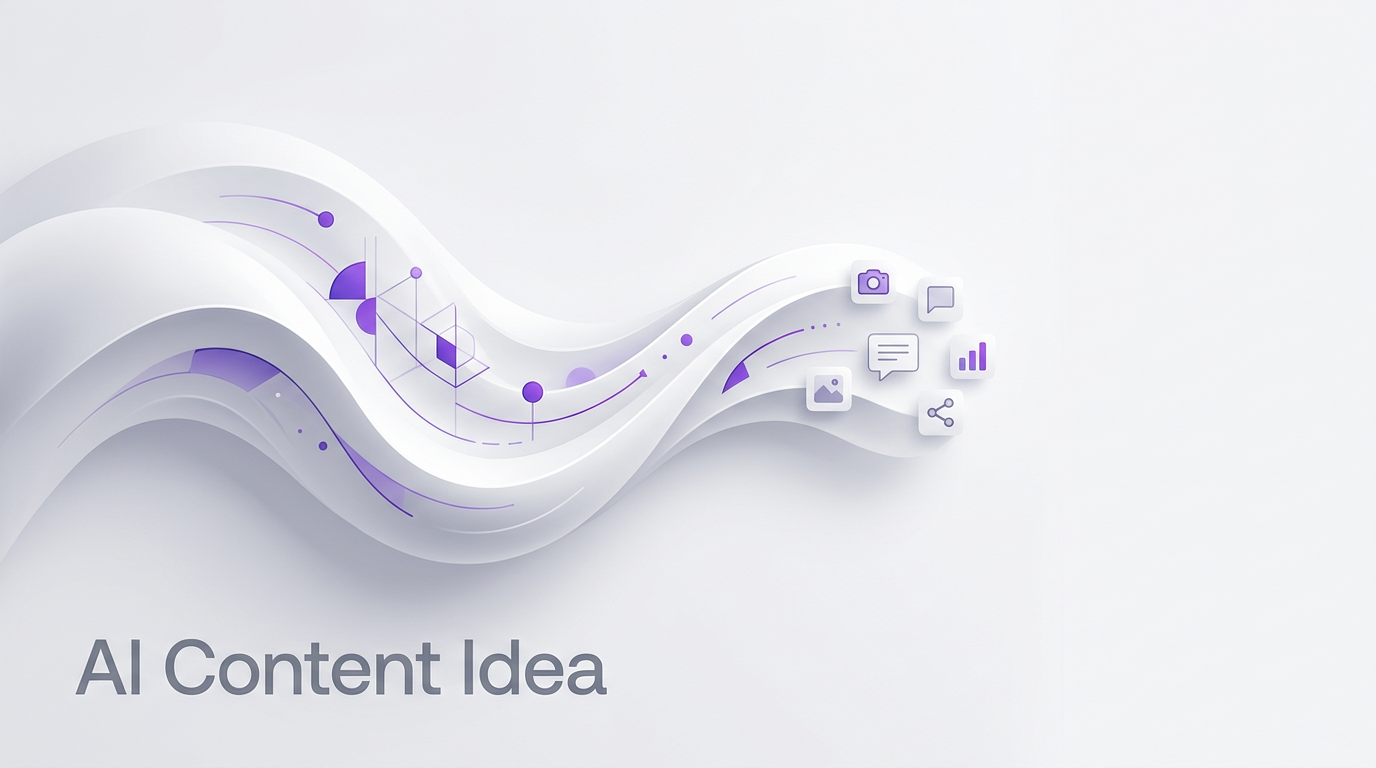 مولد أفكار المحتوى بالذكاء الاصطناعي: لا تنفد أفكارك أبداً
